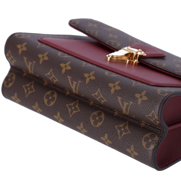 Louis Vuitton Victoire Chain Shoulder Bag Monogram Canvas M41732 Brown Raisin - Picture 4 of 7